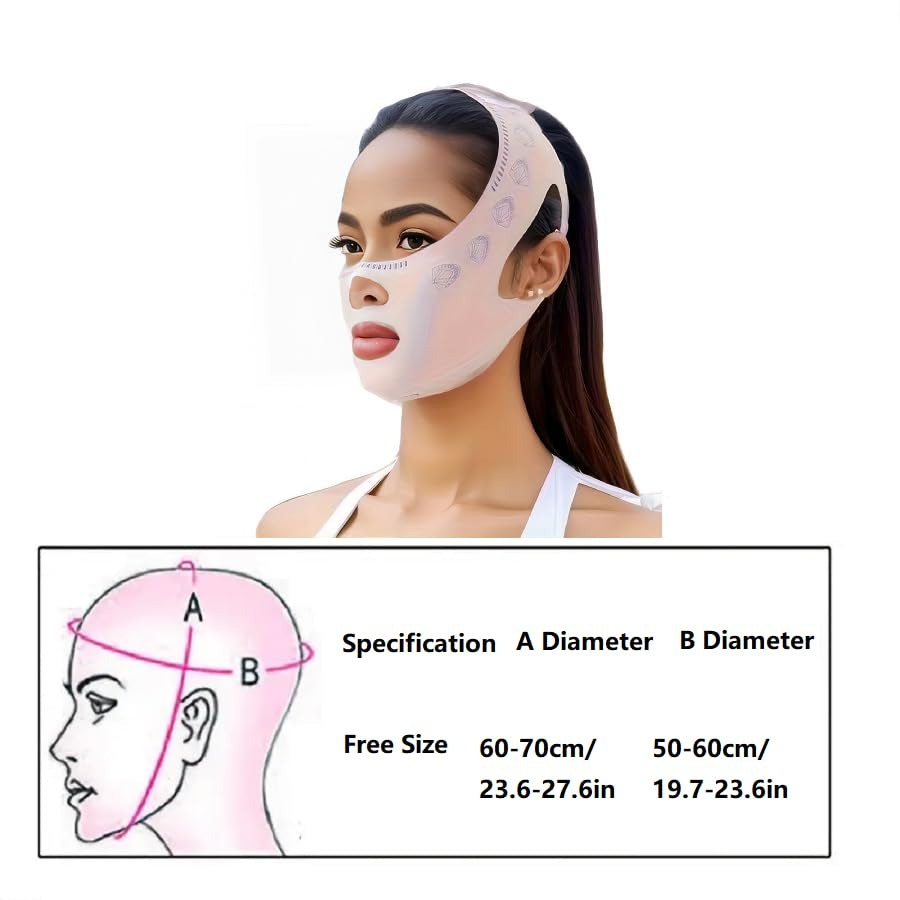 V Line Face Lifting Strap - Chin and Cheek Lifting Bandage for V Face Lift - Sleeping Mask Strap for Women - Gift Idea