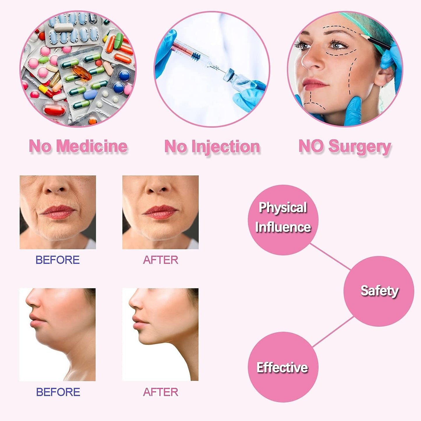 V Line Face Lifting Strap - Chin and Cheek Lifting Bandage for V Face Lift - Sleeping Mask Strap for Women - Gift Idea