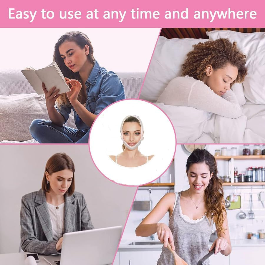 V Line Face Lifting Strap - Chin and Cheek Lifting Bandage for V Face Lift - Sleeping Mask Strap for Women - Gift Idea